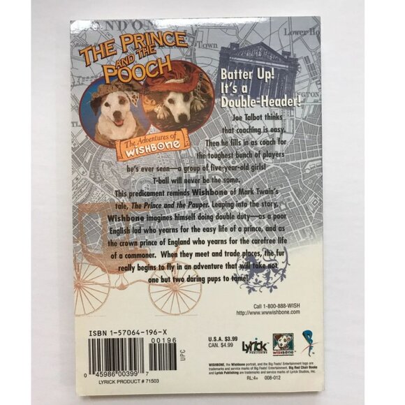 1997 The Adventures of Wishbone Paperback Book The Prince and the Pooch #3 - Picture 3 of 3
